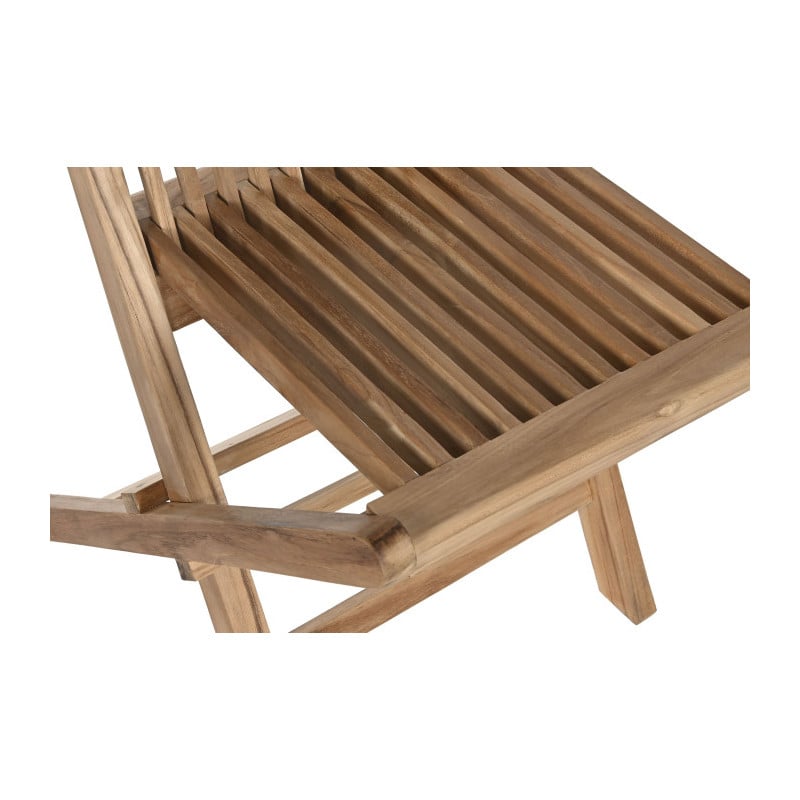 Set de Comedor Exterior 5 piezas en Teca Plegable