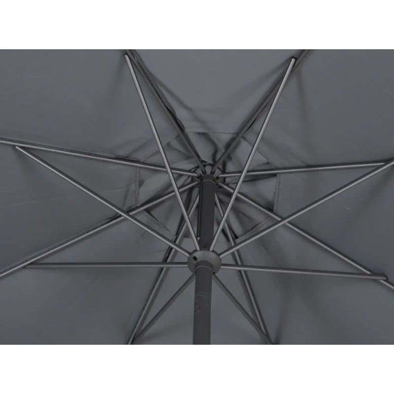 Parasol Recto Inclinable Loompa Pizarra 3 m