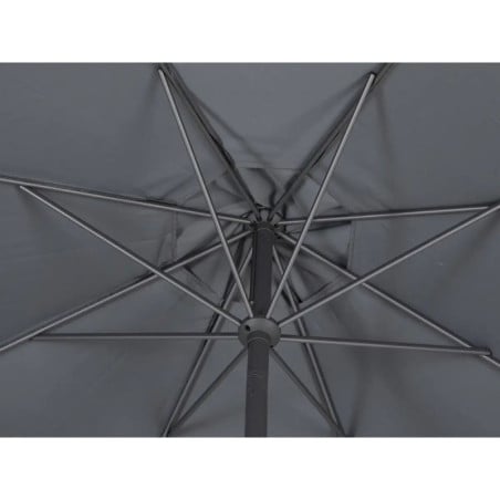 Parasol Recto Inclinable Loompa Pizarra 3 m