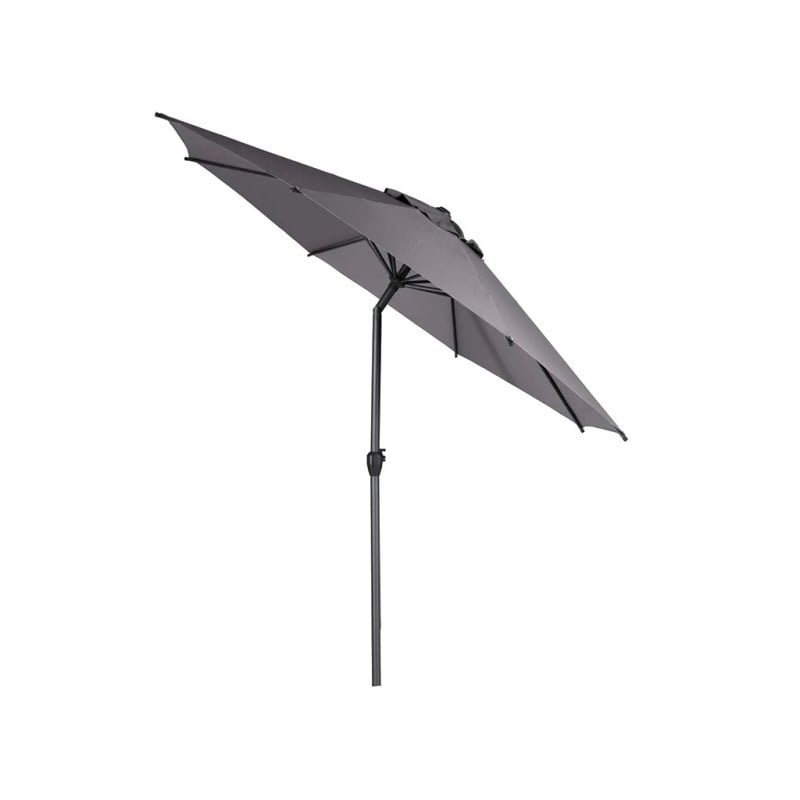 Parasol Recto Inclinable Loompa Pizarra 3 m