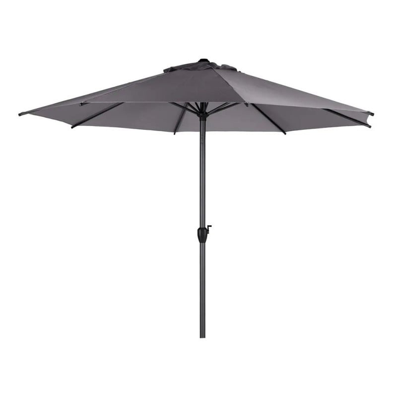 Parasol Recto Inclinable Loompa Pizarra 3 m