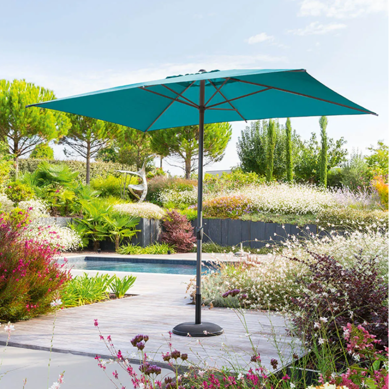 Parasol Loompa 3x2 m Azul Pato