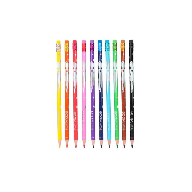 TopModel Lápices De Colores Borrables