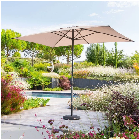 Parasol Loompa 3x2 m Taupe