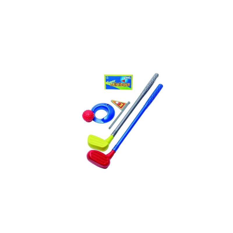 Set Golf Palos Bola Bandera Y Hoyo