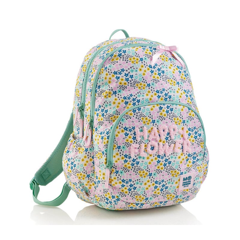 Mochila Triple Oslo Happy Flower
