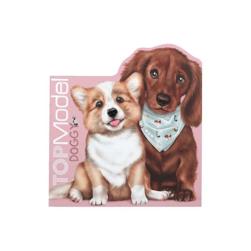 TopModel Doggy Libro Para Colorear