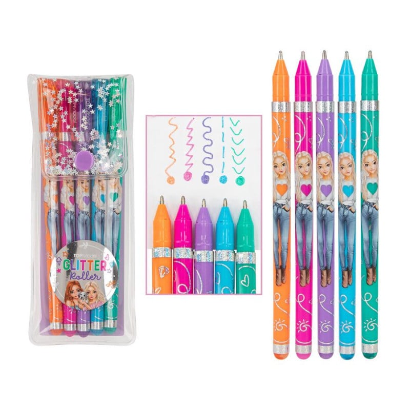 TopModel Rollers De Gel Con Purpurina