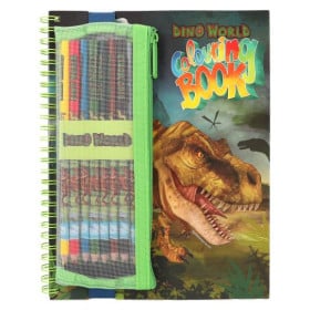 Dino World Libro De Colorear Con Colores 2