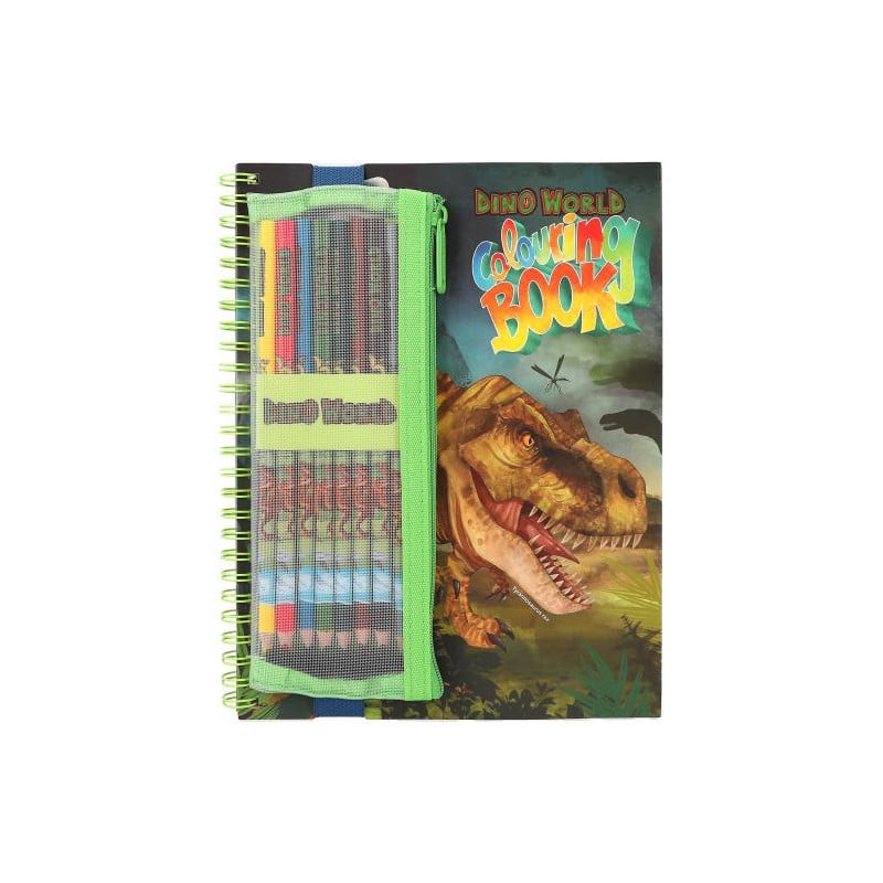 Dino World Libro De Colorear Con Colores