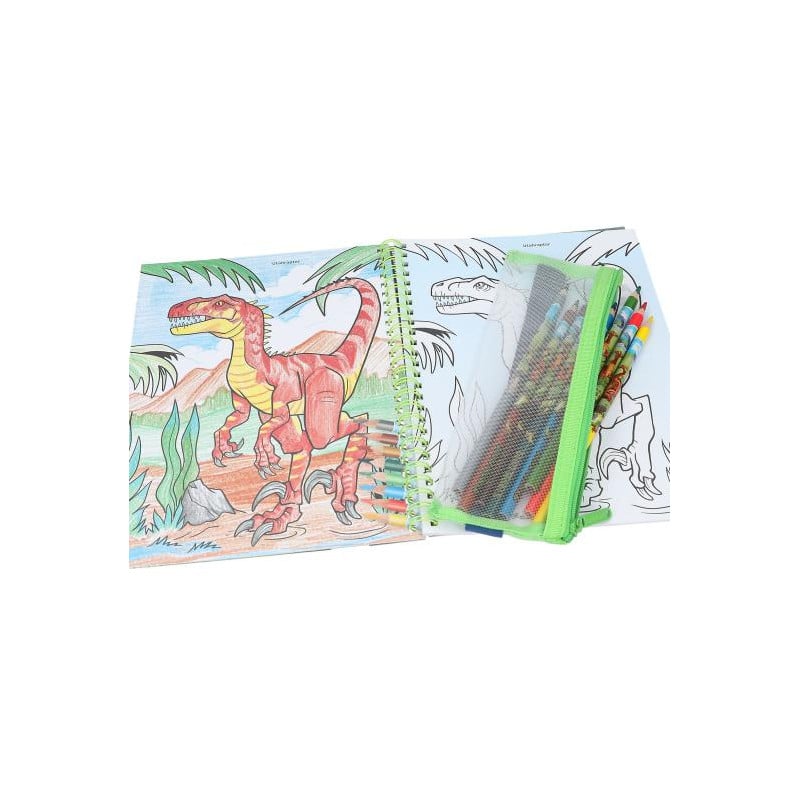 Dino World Libro De Colorear Con Colores