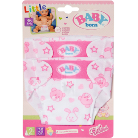 Baby Born Pack 2 Pañales 36 Cm De Zapf