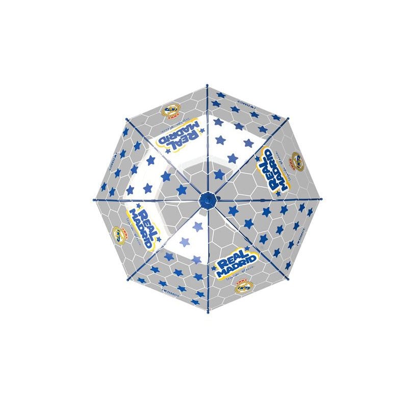 Paraguas Transparente Real Madrid