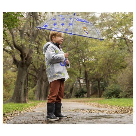 Paraguas Transparente Real Madrid