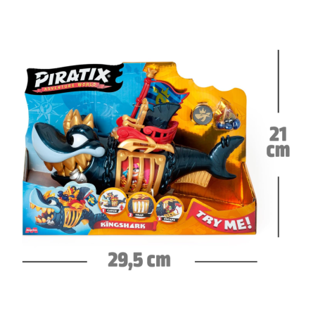 Piratix King Shark Golden Teeth