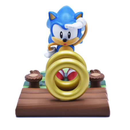 Sonic Figura 8 Cm Diorama Sorpresa