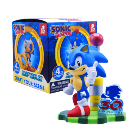 Sonic Figura 8 Cm Diorama Sorpresa