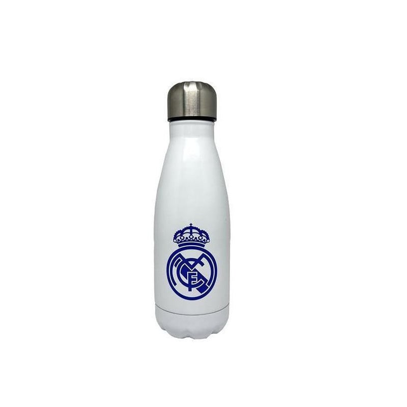 Real Madrid Botella Blanca Acero
