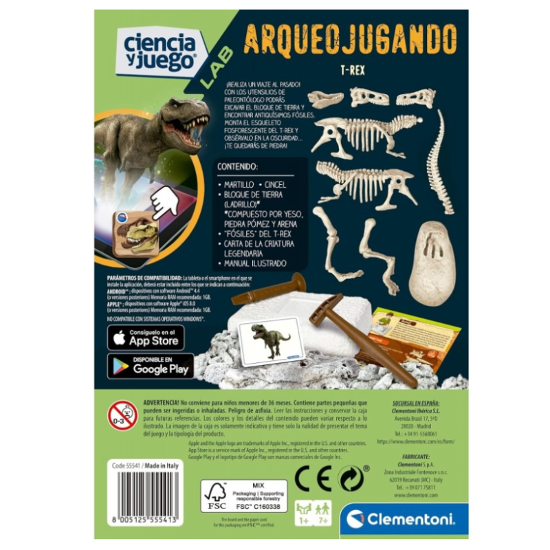 Arquejugando T-Rex Fosforescente