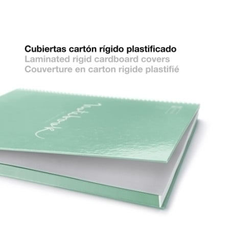 Cuaderno Escolar 80H Margen Flores Rosas