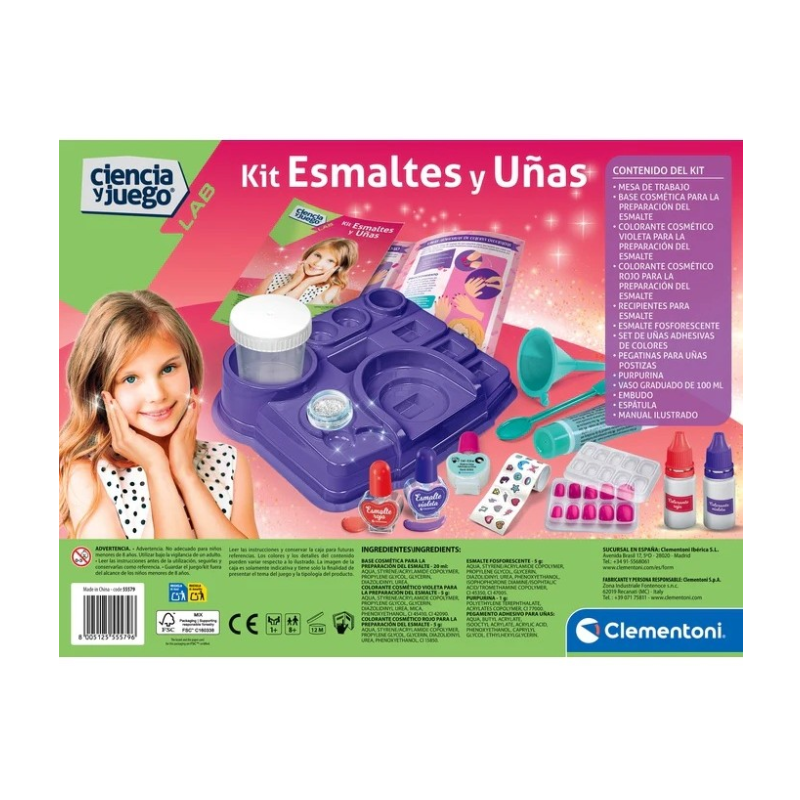 Ciencia Y Juego Kit De Esmaltes Y Uñas