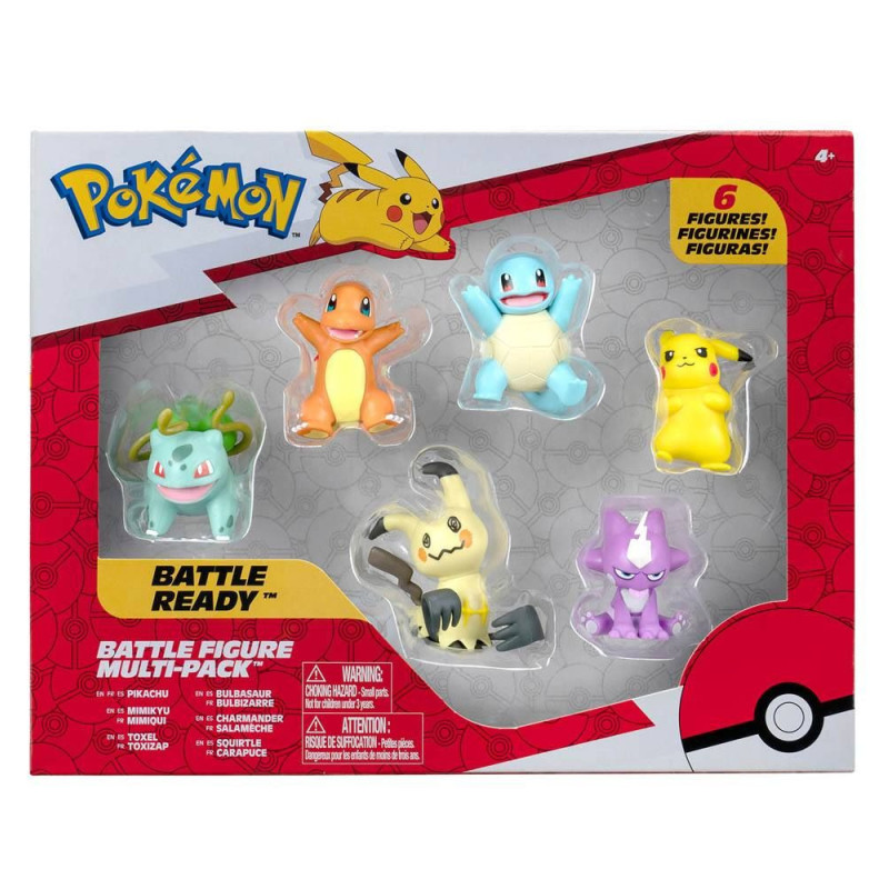 Pokemon Multipack 6 Figuras De Pokemon