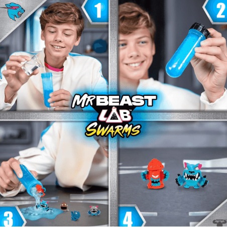 Pack 12 Mr Beast Swarms Mega Lab