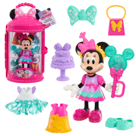 Muñeca Minnie Con Accesorios 15 Cm De  Disney