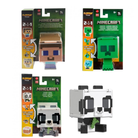 Minecraft Figura Intercambiable 2 En 1