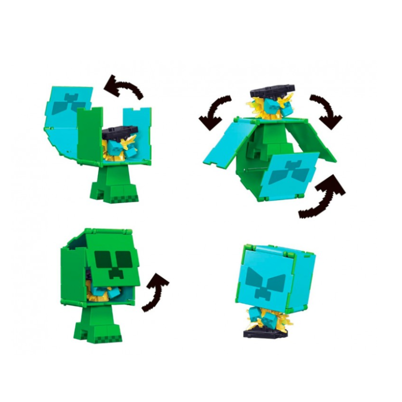 Minecraft Figura Intercambiable 2 En 1