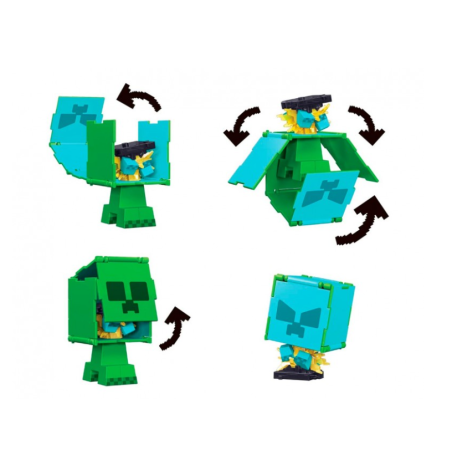 Minecraft Figura Intercambiable 2 En 1