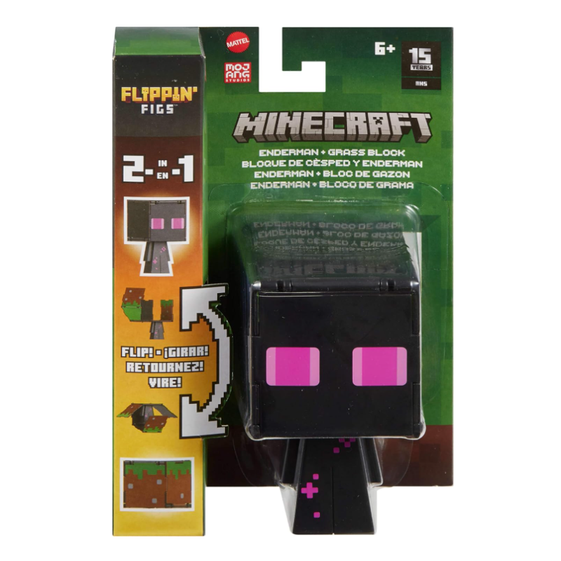 Minecraft Figura Intercambiable 2 En 1