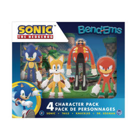 Sonic Bend-Ems Pack 4 Figuras 15 Cm De Sonic