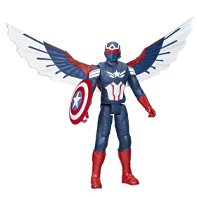 Figura Titan Deluxe Capitán América De Marvel 2