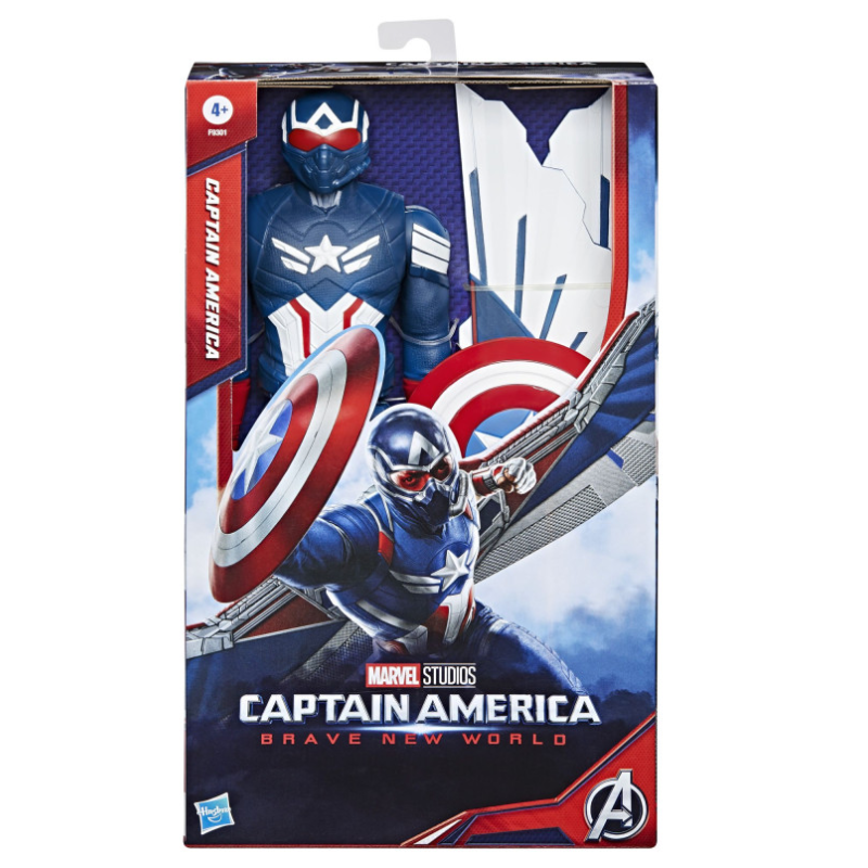 Figura Titan Deluxe Capitán América