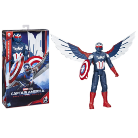 Figura Titan Deluxe Capitán América De Marvel