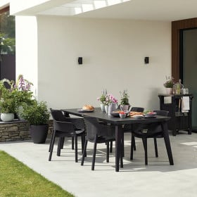 Silla Resina Elisa Grafito 2