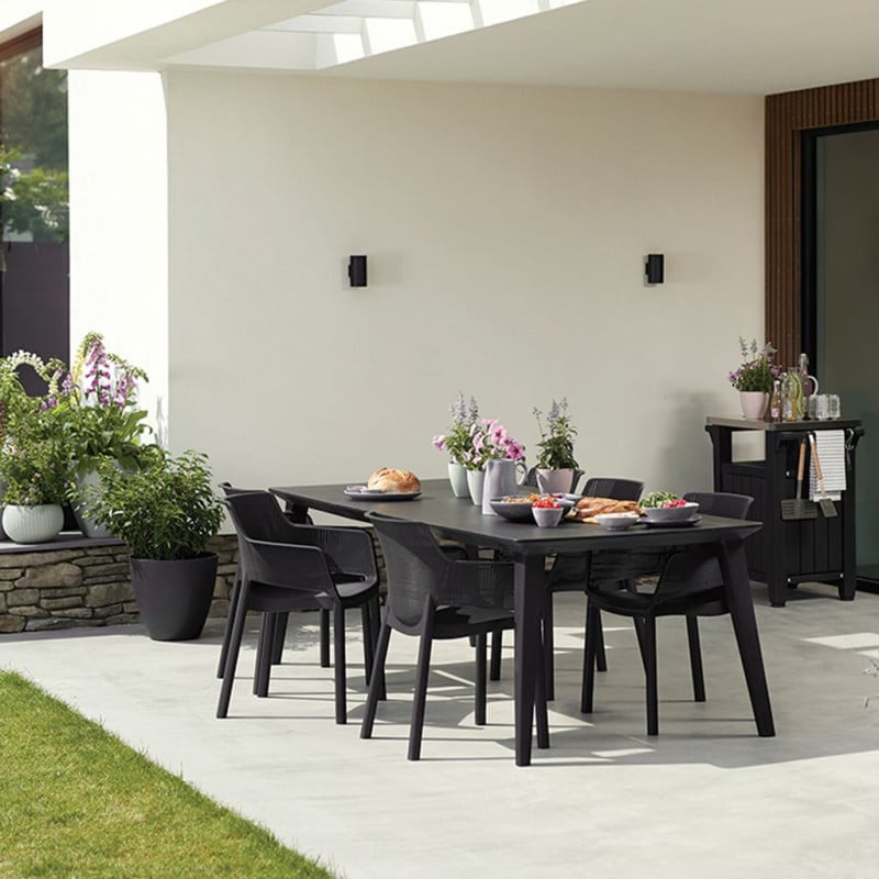 Silla Resina Elisa Grafito