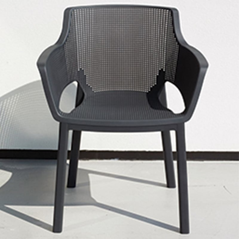 Silla Resina Elisa Grafito