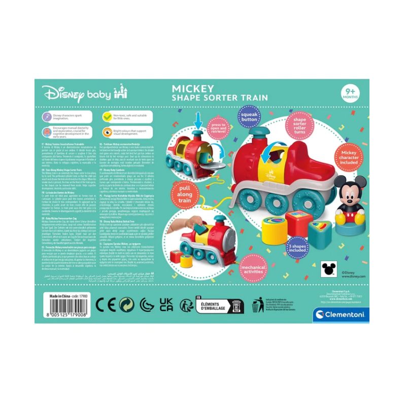 Tren Encajaformas Baby Mickey