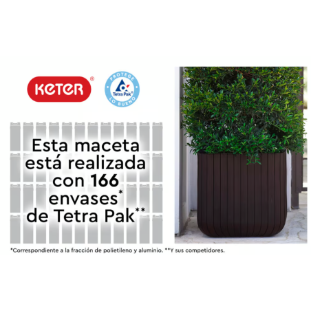 Maceta Cuadrada 50 Litros