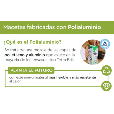 Maceta Cuadrada 21.5 Litros