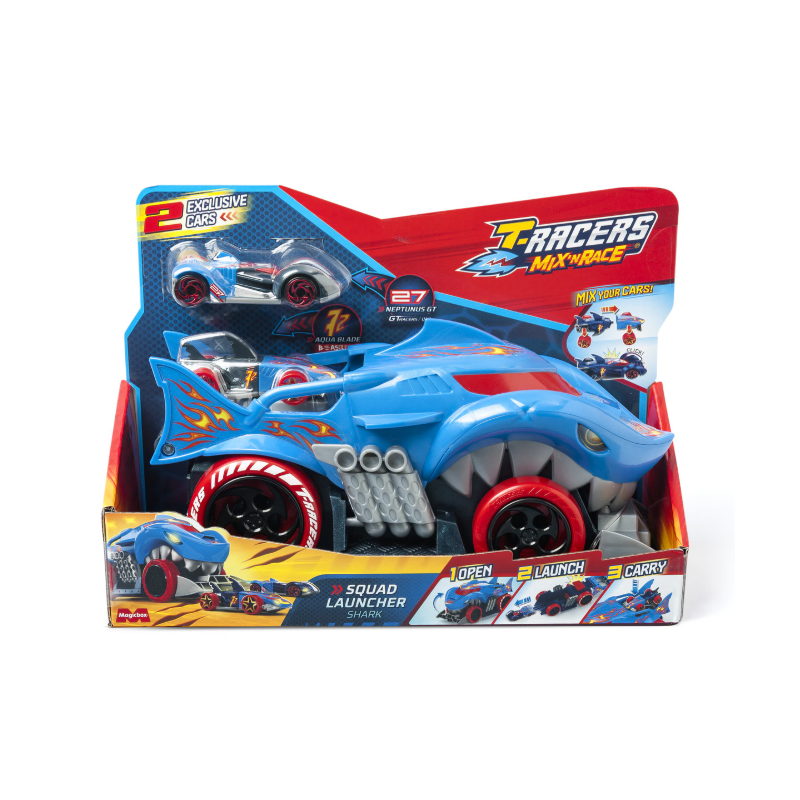 T-Racers Shark Squad Launcher De T-Racers