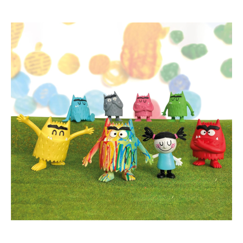 Set 8 Figuras Monstruo De Colores