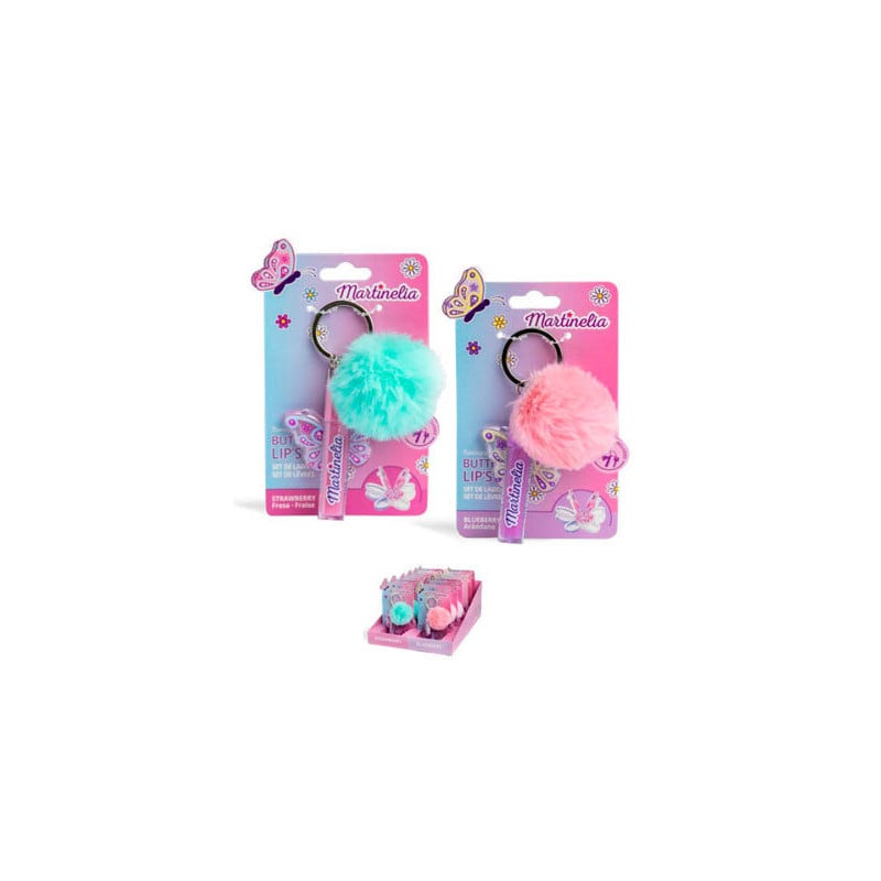 Gloss Labial Con Pompón Martinelia Surtido
