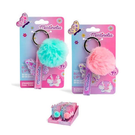 Gloss Labial Con Pompón Martinelia Surtido