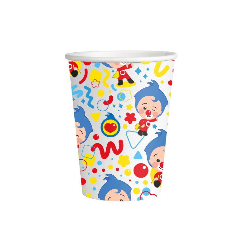 Vasos Payaso Plim Plim 250 Ml 8 Uds De Fiesta