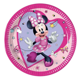 Platos Minnie Junior 20 Cm 8 Ud