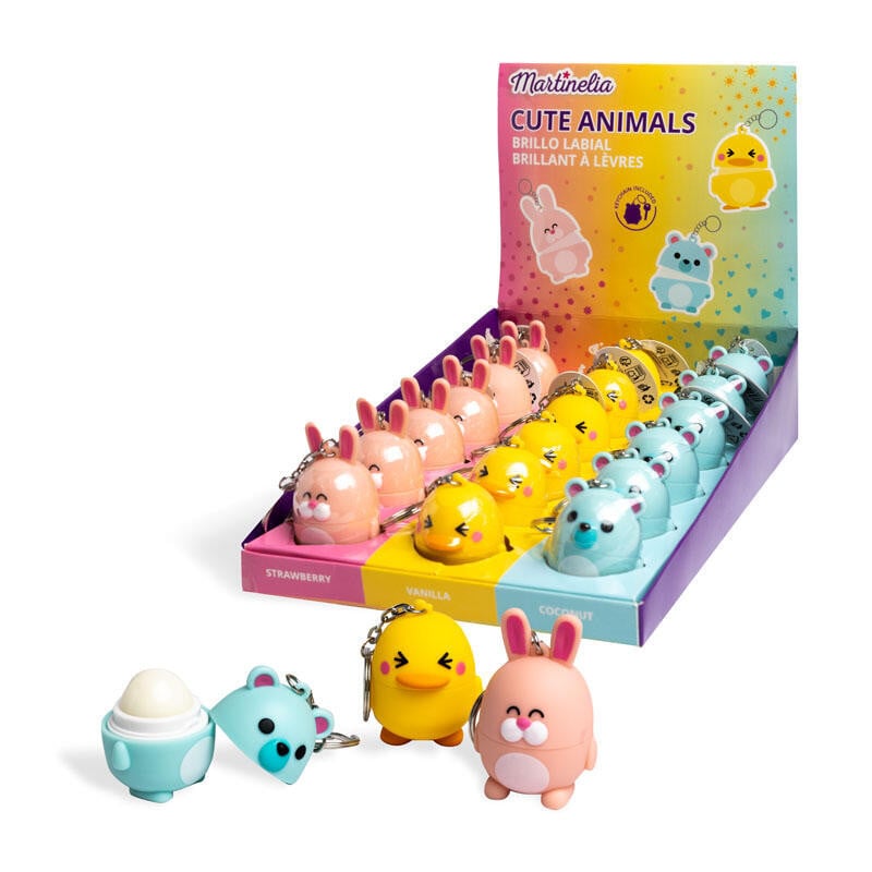 Bálsamo Labial En Llavero World Animals Surtido