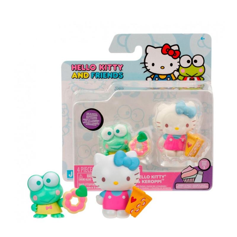 Pack 2 Figuras Hello Kitty 5 Cm Surtido